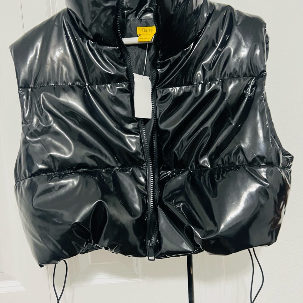 Daisy Black Jacket with Yellow Label